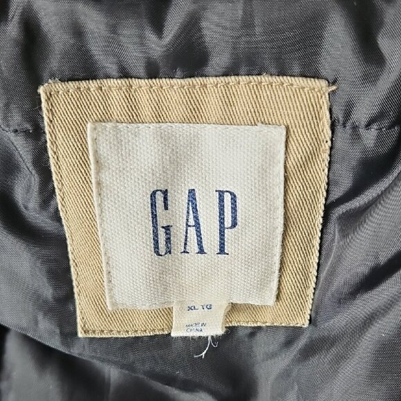 GAP Black Men's Parka with Hood - Picture 3 of 4